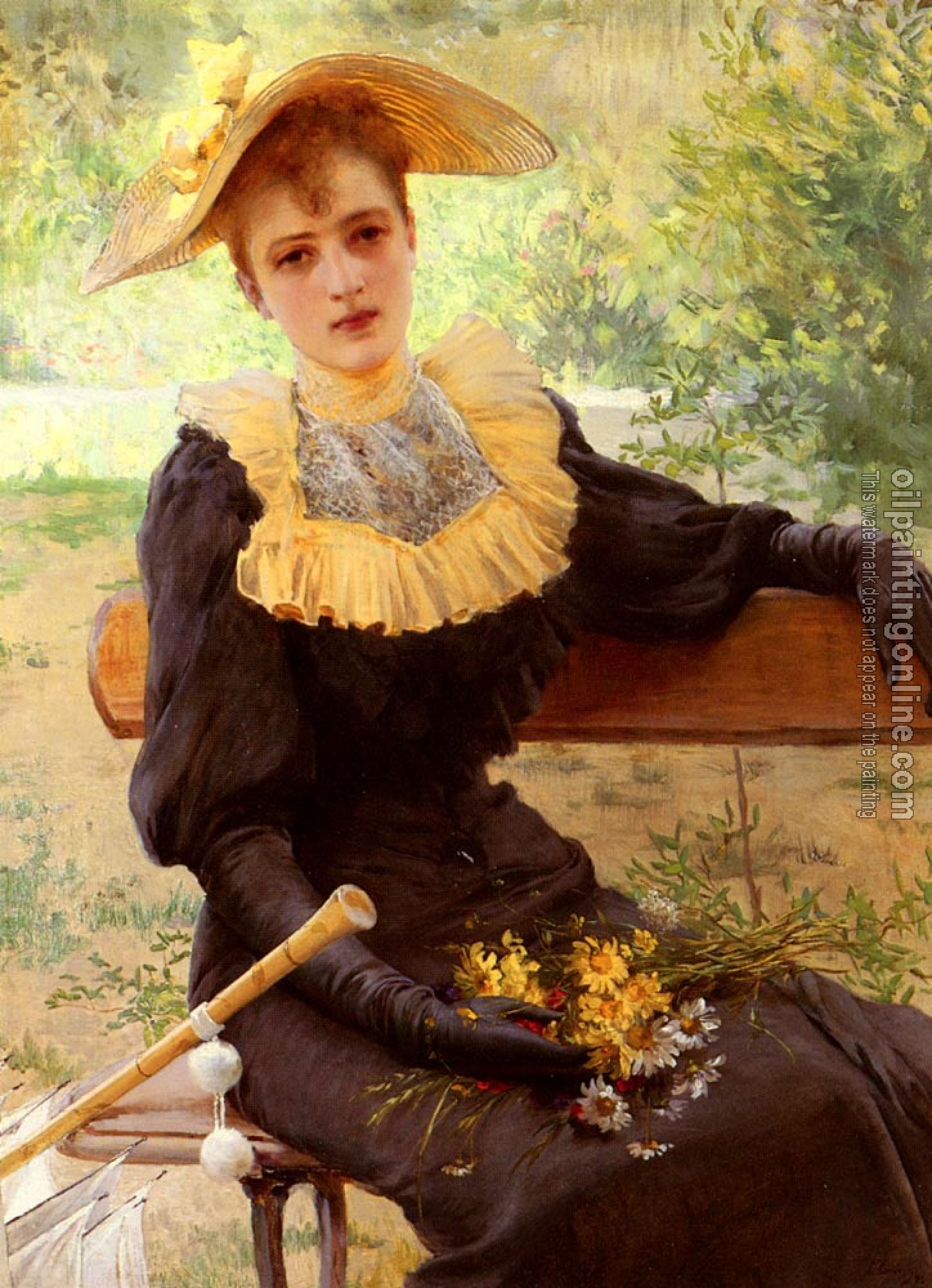 Vittorio Matteo Corcos - In The Garden